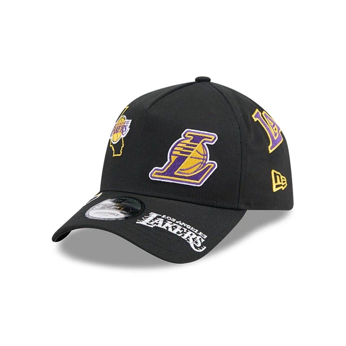 Gorra LA Lakers NBA All Over 9FORTY A-Frame Negro