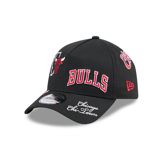 Gorra Chicago Bulls NBA All Over Black 9FORTY A-Frame
