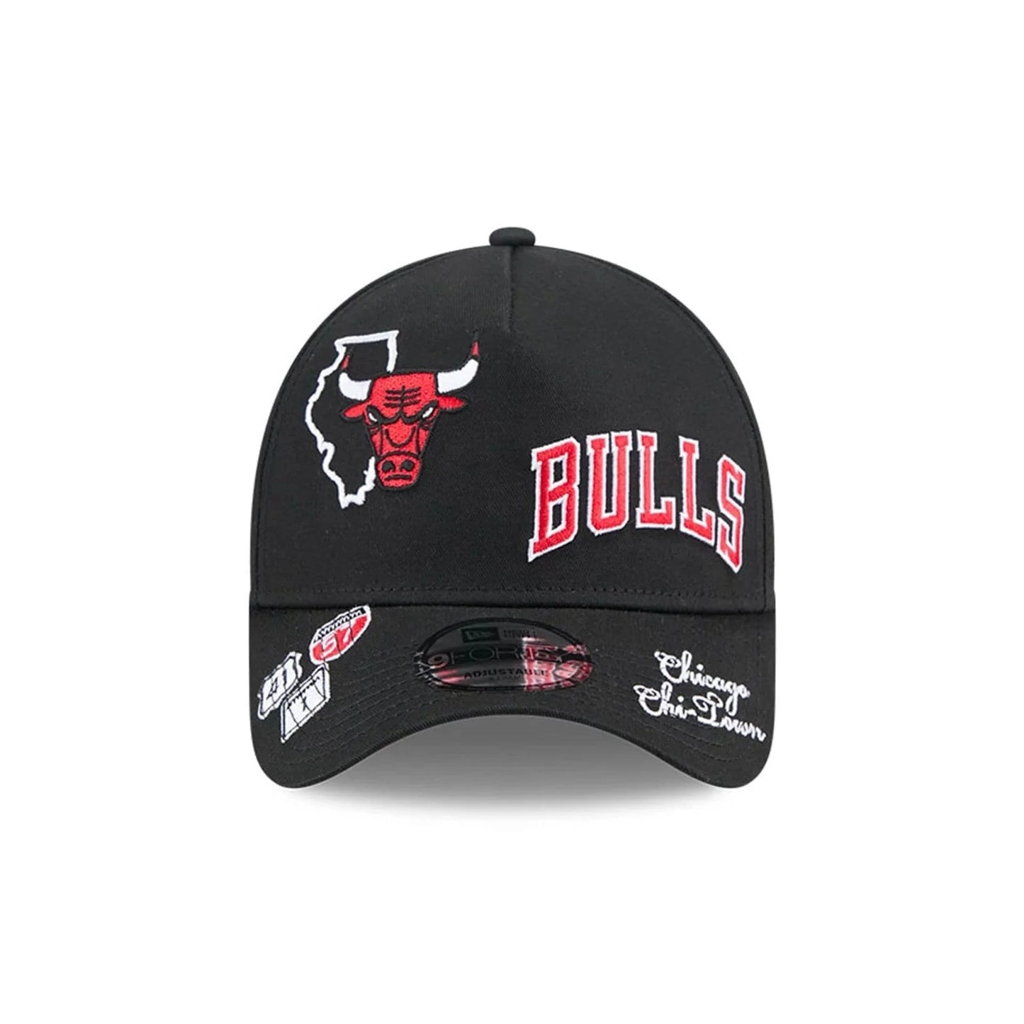 Gorra Chicago Bulls NBA All Over Black 9FORTY A-Frame