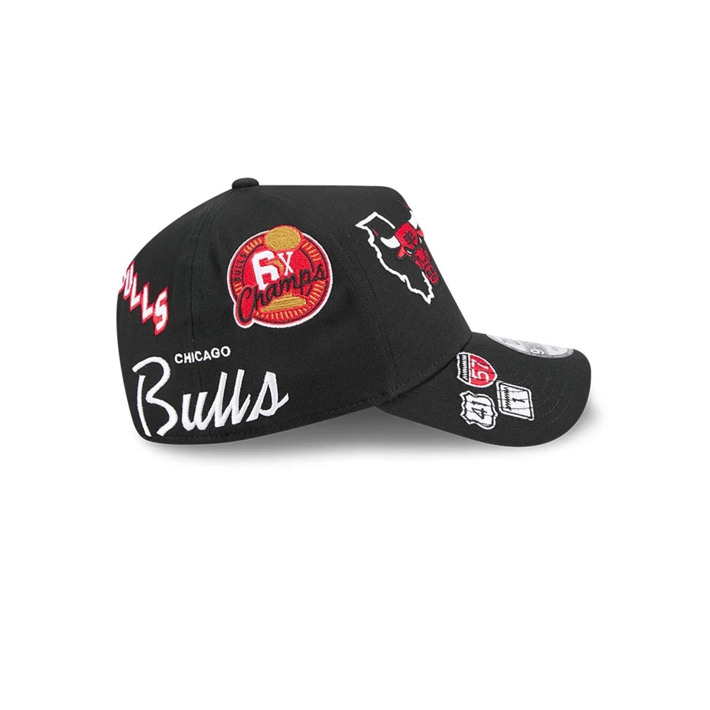 Gorra Chicago Bulls NBA All Over Black 9FORTY A-Frame