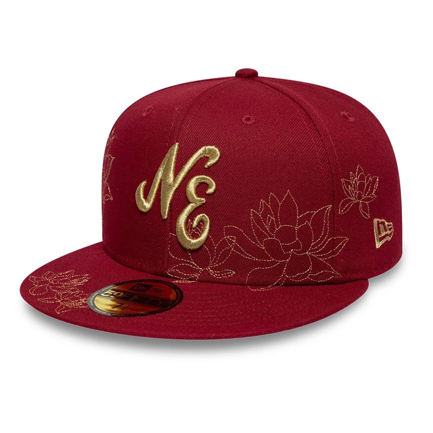 Gorra New Era Floral ‎59FIFTY Fitted Rojo