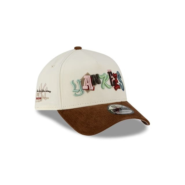 Gorra MLB Flame New York Yankees 9FORTY A-Frame Beige