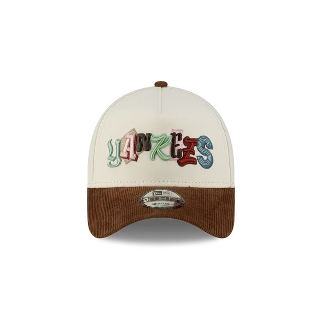 Gorra MLB Flame New York Yankees 9FORTY A-Frame Beige