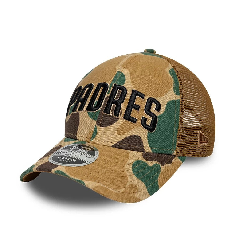 Gorra MLB Wordmark San Diego Padres 9FORTY M-Crown Camuflaje Pato
