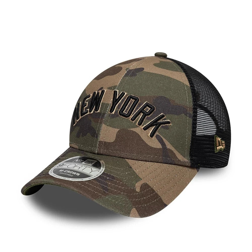 Gorra MLB Wordmark New York Yankees 9FORTY M-Crown Camuflaje Woodland