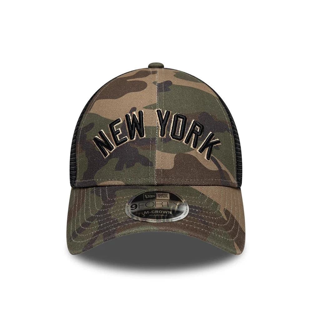 Gorra MLB Wordmark New York Yankees 9FORTY M-Crown Camuflaje Woodland