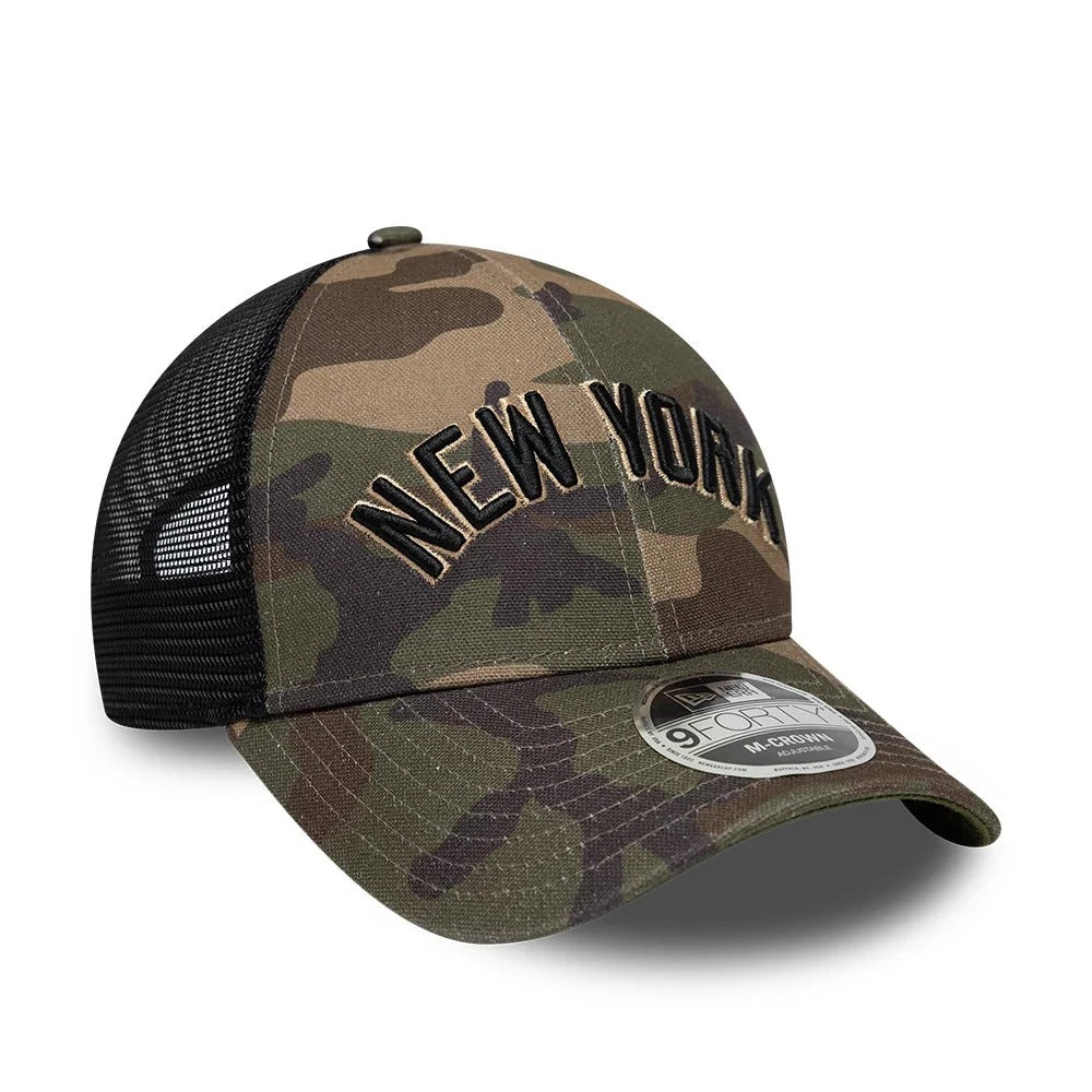Gorra MLB Wordmark New York Yankees 9FORTY M-Crown Camuflaje Woodland
