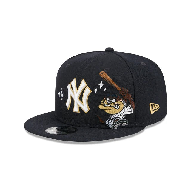 Gorra New York Yankees Looney Tunes X MLB 9FIFTY Snapback Navy Taz