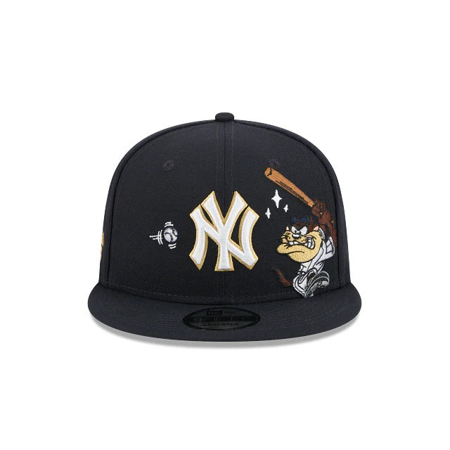 Gorra New York Yankees Looney Tunes X MLB 9FIFTY Snapback Navy Taz