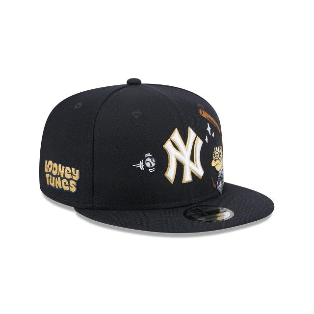 Gorra New York Yankees Looney Tunes X MLB 9FIFTY Snapback Navy Taz