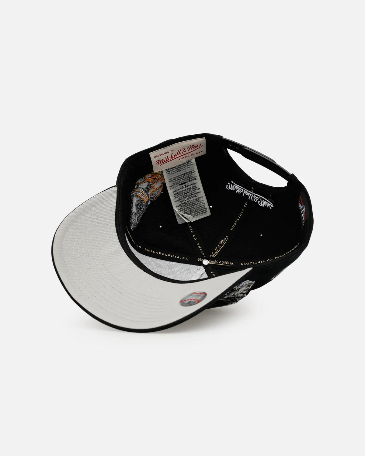 Mitchell & Ness Atlanta Braves Rocketman Pro Pinch Snapback Black