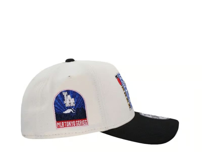 Gorra Los Angeles Dodgers Tokyo Series 2025 Chrome Two Tone Edition 9Forty A Frame