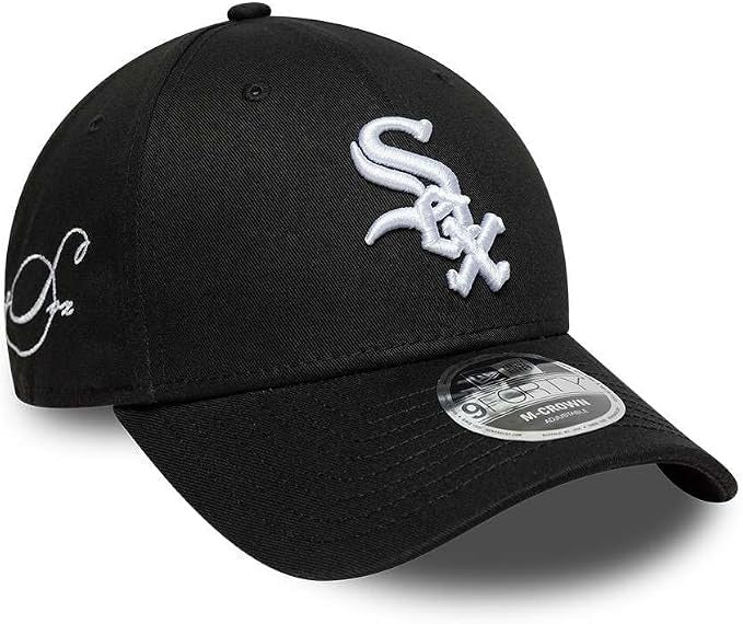 Gorra 9Forty MLB Chicago White Sox Side Script Negro