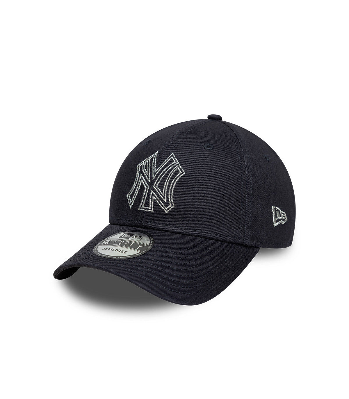 Gorra 9Forty MLB New York Yankees Metallic Outline Gris