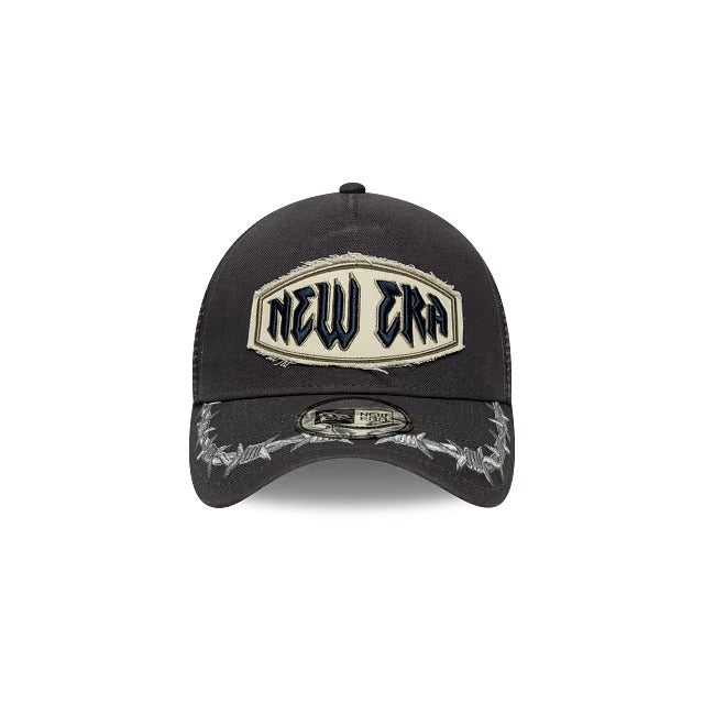 Gorra Barbed Wire Script 9FORTY A-Frame Trucker Gris