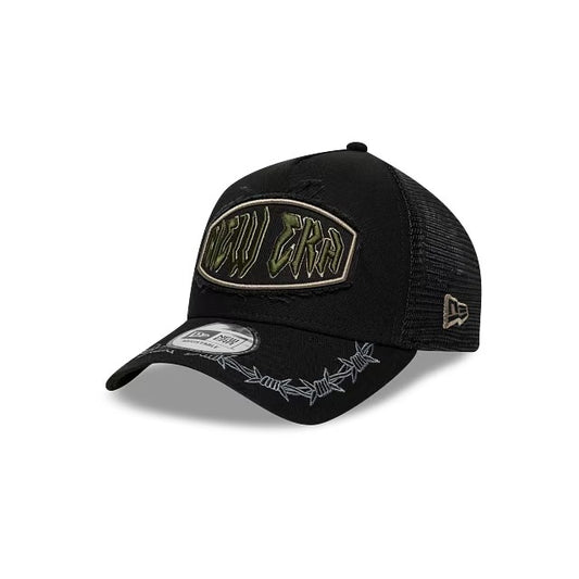 Gorra Barbed Wire Script 9FORTY A-Frame Trucker Black