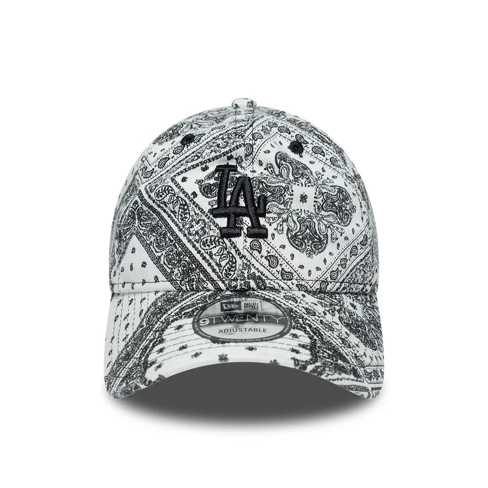 Gorra MLB Washed Paisley LA Dodgers 9TWENTY Blanco