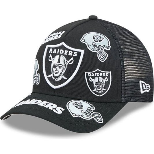 Gorra Las Vegas Raiders NFL 9FORTY M-Crown Trucker Negro