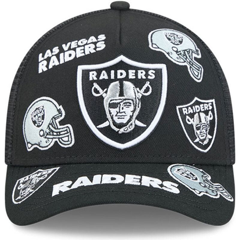 Gorra Las Vegas Raiders NFL 9FORTY M-Crown Trucker Negro