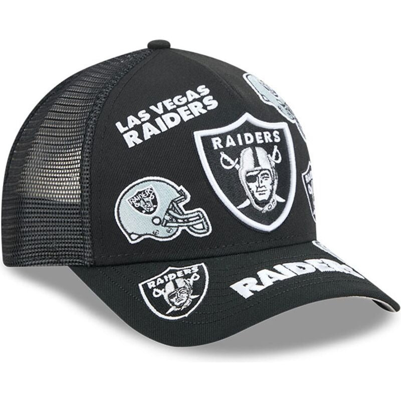 Gorra Las Vegas Raiders NFL 9FORTY M-Crown Trucker Negro