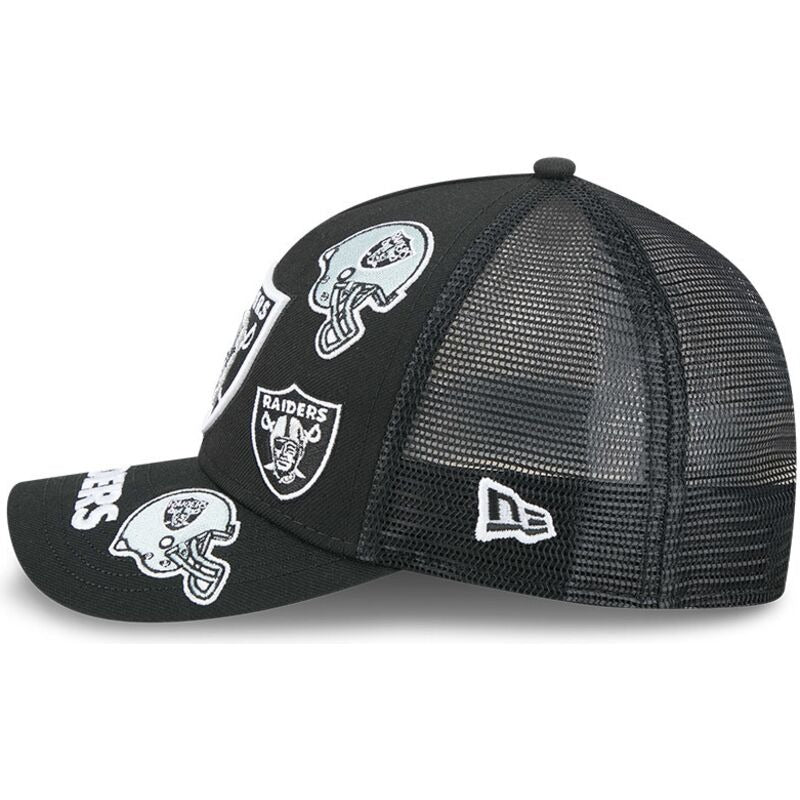Gorra Las Vegas Raiders NFL 9FORTY M-Crown Trucker Negro