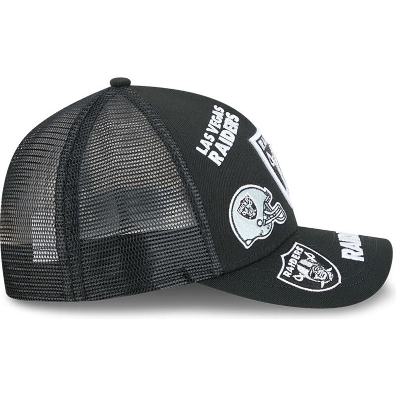 Gorra Las Vegas Raiders NFL 9FORTY M-Crown Trucker Negro