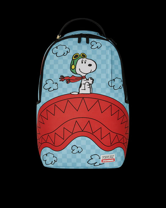 Mochila Sprayground Peanuts Snoopy Pilot Shark