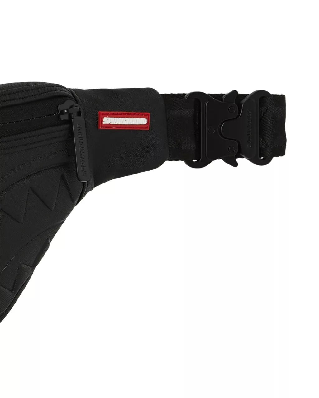 Sprayground Cargo Patches Savvy Crossbody Black