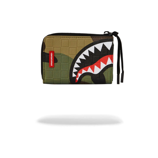 SPRAYGROUND WOODLAND CAMO CHECK WALLET