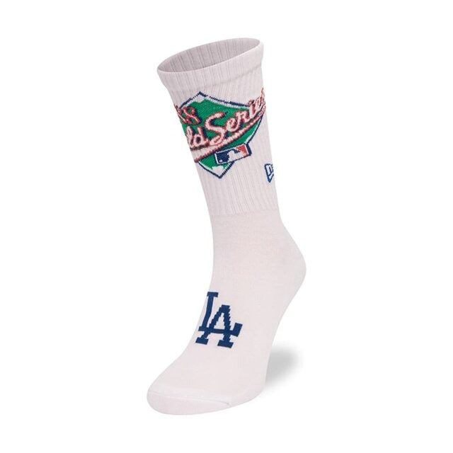 Los Angeles Dodgers World Series White Crew Socks